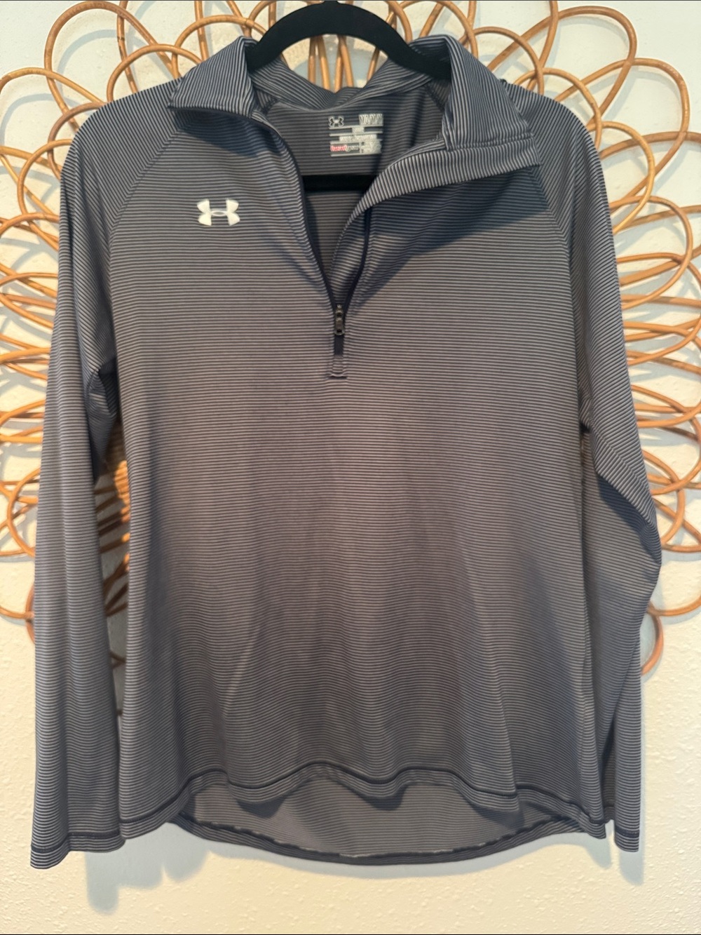 Under Armour Women’s Charcoal Gray Quarter-Zip Pullover